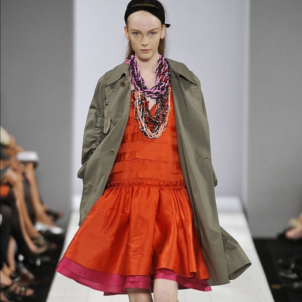 Marc Jacobs *RUNWAY* colorblock organza skirt